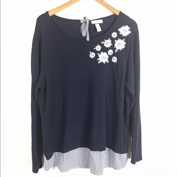 Charter Club Layered Sweater Size XL - Picture 5 of 5